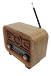 TürkiyeDünyadan HediyelerHDYHD1301BTKeskin Hediyelik Eşya Ve TekstilRadyo Retro Açık Ahşap Bluetooth Hoparlör TF Kart Şarjlı Led N0A1