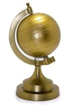 TürkiyeDünyadan HediyelerSL940Keskin Hediyelik Eşya Ve TekstilAyaklı Dünya Küre Ev Ofis Masa Dekoru Döner Dünya Küre Modern Harita 16x30cm Gold