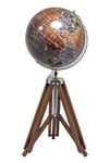 TürkiyeDünyadan HediyelerSL979KAHVEKeskin Hediyelik Eşya Ve TekstilAhşap Tripod Standlı Dünya Küre Zemin Dekoru Döner Dünya Küre Modern Harita Atlas 77cm Kahve