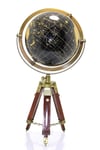 TürkiyeDünyadan HediyelerSL991SİYAHKeskin Hediyelik Eşya Ve TekstilAhşap Tripod Standlı Dünya Küre Zemin Dekoru Döner Dünya Küre Modern Harita Atlas 62cm Siyah