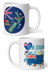 Yeni ZelandaDünyadan HediyelerDNY-HDMUGB27Keskin Hediyelik Eşya Ve TekstilYeni Zelanda Kupa Bardak 2 Adet Seyahat Hatıra New Zeland Mug