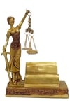 YunanistanDünyadan Hediyeler5aly85-ALK78Keskin Hediyelik Eşya Ve TekstilPolyester Adalet Kadını Adalet Terazisi Heykeli Kartvizitlik Gold