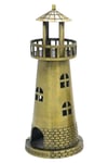 YunanistanDünyadan HediyelerDNY-HD100863Keskin Hediyelik Eşya Ve TekstilVintage Metal Deniz Feneri Biblo Antik Bronz 18 cm