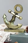 YunanistanDünyadan HediyelerDNY-HD100874Keskin Hediyelik Eşya Ve TekstilVintage Metal Çapa Biblo Antik Bronz 16 cm