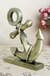 YunanistanDünyadan HediyelerDNY-HD100874Keskin Hediyelik Eşya Ve TekstilVintage Metal Çapa Biblo Antik Bronz 16 cm
