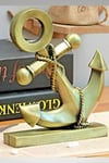 YunanistanDünyadan HediyelerDNY-HD100874Keskin Hediyelik Eşya Ve TekstilVintage Metal Çapa Biblo Antik Bronz 16 cm