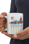 YunanistanDünyadan HediyelerDNY-HDMUGB39Keskin Hediyelik Eşya Ve TekstilYunanistan Kupa Bardak 2 Adet Seyahat Hatıra Greece Mug