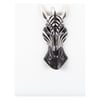 ZambiyaDünyadan HediyelerEND-1221entegraAhşap Zebra Mask 25 cm Dekoratif Duvar Dekoru