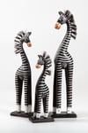 ZambiyaDünyadan HediyelerOZ-AHZRF-03entegraDekoratif Ahşap Üçlü Zebra Biblo