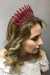 Antrasit Füme Henna Model Gelin Kına Tacı
