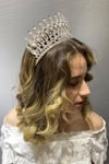 Antrasit Füme Henna Model Gelin Kına Tacı