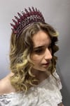 Antrasit Füme Henna Model Gelin Kına Tacı