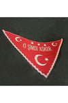 Asker Şalı O Şimdi Asker Yazılı Şal