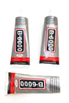 B-6000 Şeffaf Taş ve Boncuk Yapıştırıcısı 110 ml 3 Adet