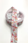 Flamingo Desenli  Grogren Kurdela 2,5 cm 1 mt 