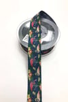 Flamingo Desenli Koton Kurdela 2,5 cm 1 mt