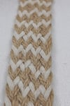 Hasır Şerit Desenli Kurdele 3cm