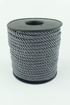 Koyu Gri Kordonİp 3 mm 25 mt