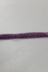 Lila Renk Simli Kadife Kurdele 1 cm