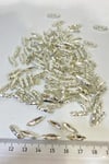 Metal Kasalı Mekik Beyoğlu Taşı 4*15 Dikme boncuk 10 Adet