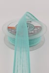 Mint Yeşili Keten Efektli Kurdele 2,5 cm 10 mt