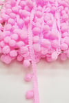Pembe Şerit Ponpon 1,5cm