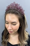 Zehra Model Bordo Gelin Tacı