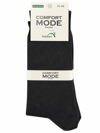 Comfort Mode Bambu Uzun Çorap Siyah