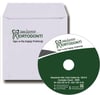 Serigrafi Baskılı DVD-R, Baskılı Beyaz Zarf 1.000 adet