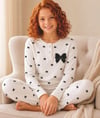 10-15 Yaş Kız Çocuk Fitilli Kaşkorse Pijama Takım