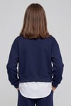 11-15 Yaş Kız Çocuk Gömlek Yakalı Sweat