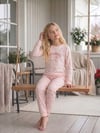 11-16 Yaş Kız Çocuk Fiyonklu Pijama Takımı