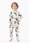3-8 Yaş Erkek Çocuk Dinazor Pijama Takım