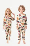 3-8 Yaş Kız Çocuk Penguem Pijama Takım