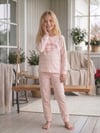 6-11 Yaş Kız Çocuk Fiyonklu Pijama Takımı