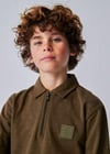 8-16 Yaş Erkek Çocuk Polo Sweatshirt