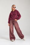 9-14 Yaş Kız Çocuk Kalp Aksesuarlı Sweat