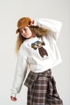 9-15 Yaş Kız Çocuk Baskılı Sweat