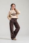 9-15 Yaş Kız Çocuk Nakışlı Sweat