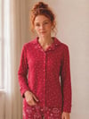 Kadın  Düğmeli Süet Pijama Takım