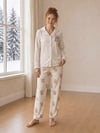 Kadın Süet Gömlekli Pijama Takımı