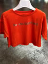 KIZ BASKILI TSHIRT/KİREMİT