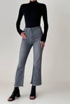 PantolonLacarino Mini Flare Paçası Geniş Püsküllü Kadın Kot PantolonLACARİNO477327403
