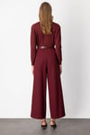KadınOn Beli Kemerli Bol Paça PantolonON FASHION4912764133