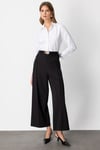 KadınOn Beli Kemerli Bol Paça PantolonON FASHION4912764133