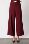 KadınOn Beli Kemerli Bol Paça PantolonON FASHION4912764133