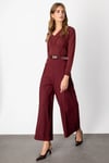 KadınOn Beli Kemerli Bol Paça PantolonON FASHION4912764133