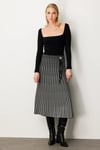 2025 SONBAHAROn Fashion Beli Lastikli Aksesuar Detaylı Midi Triko EtekON FASHION4912765208