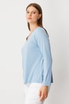 2025 YAZOn Fashion BLUZ YAKASI ASİMETRİK KESİM UZUN KOLON FASHION4812751579