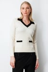 KadınOn Fashion Cep Detaylı Uzun Kollu Kazak BluzON FASHION4912765313